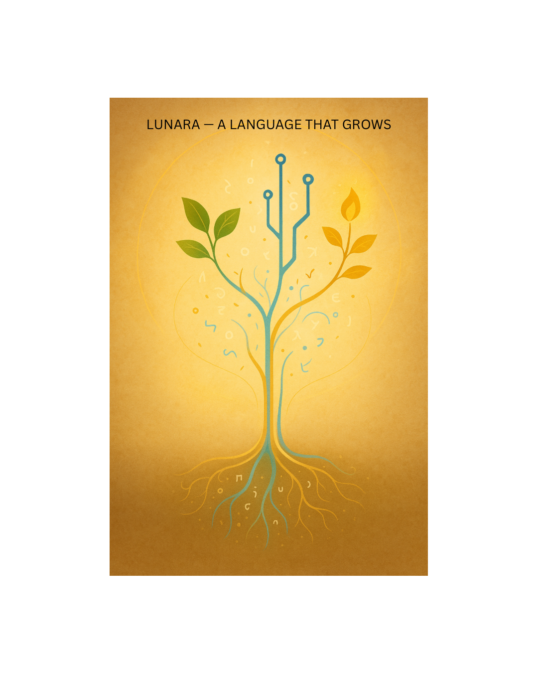 Lunara – a language that grows