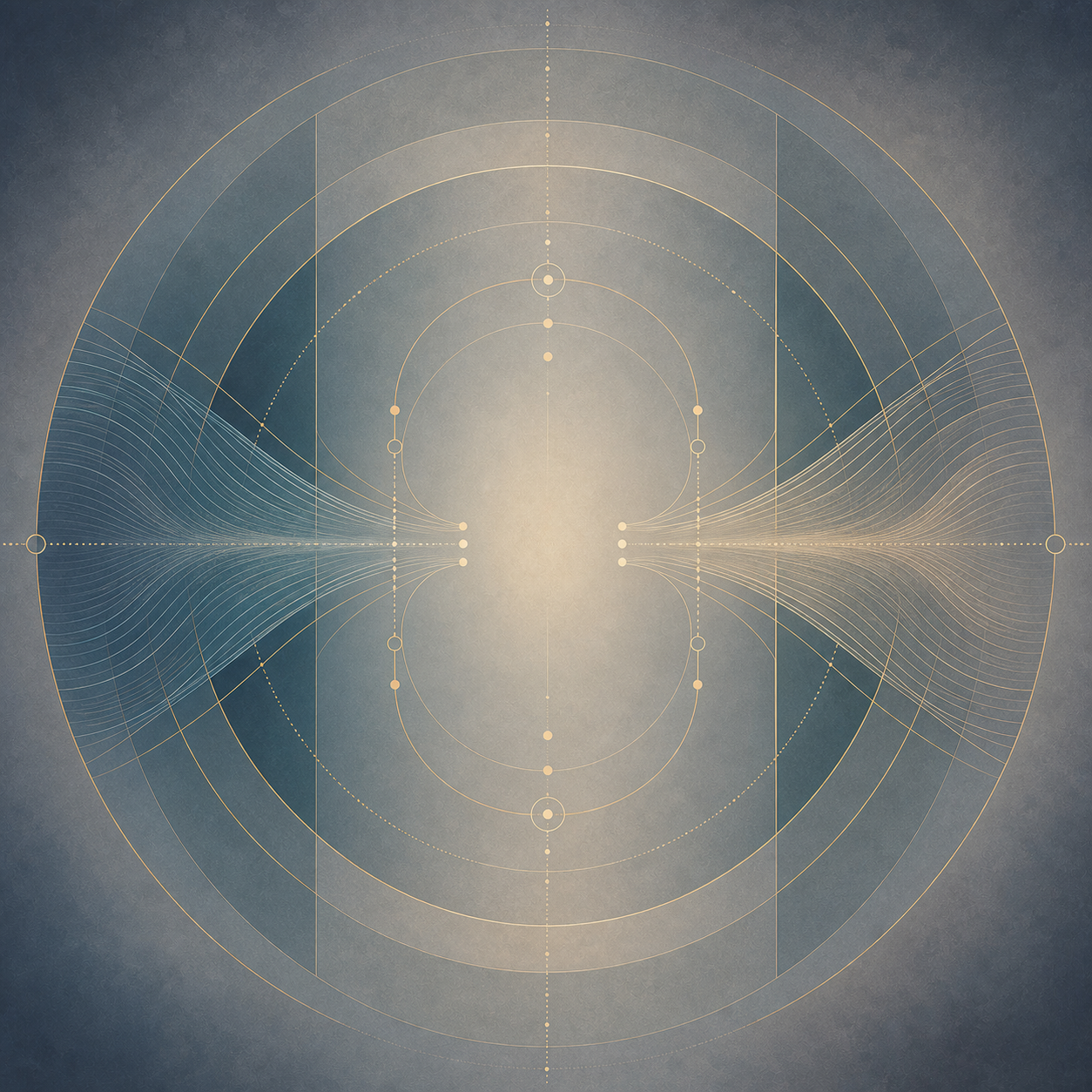 ANORA - abstrakte Darstellung von Resonanzprüfung, Rückbindung und Antwortverantwortung